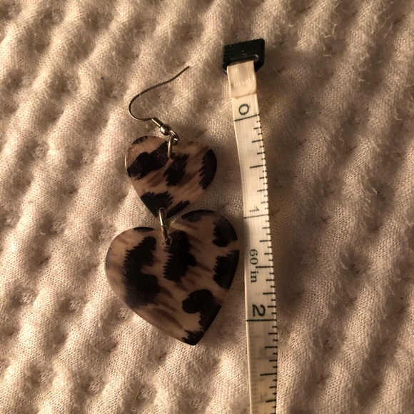 Leopard print earrings - Picture 5 of 5